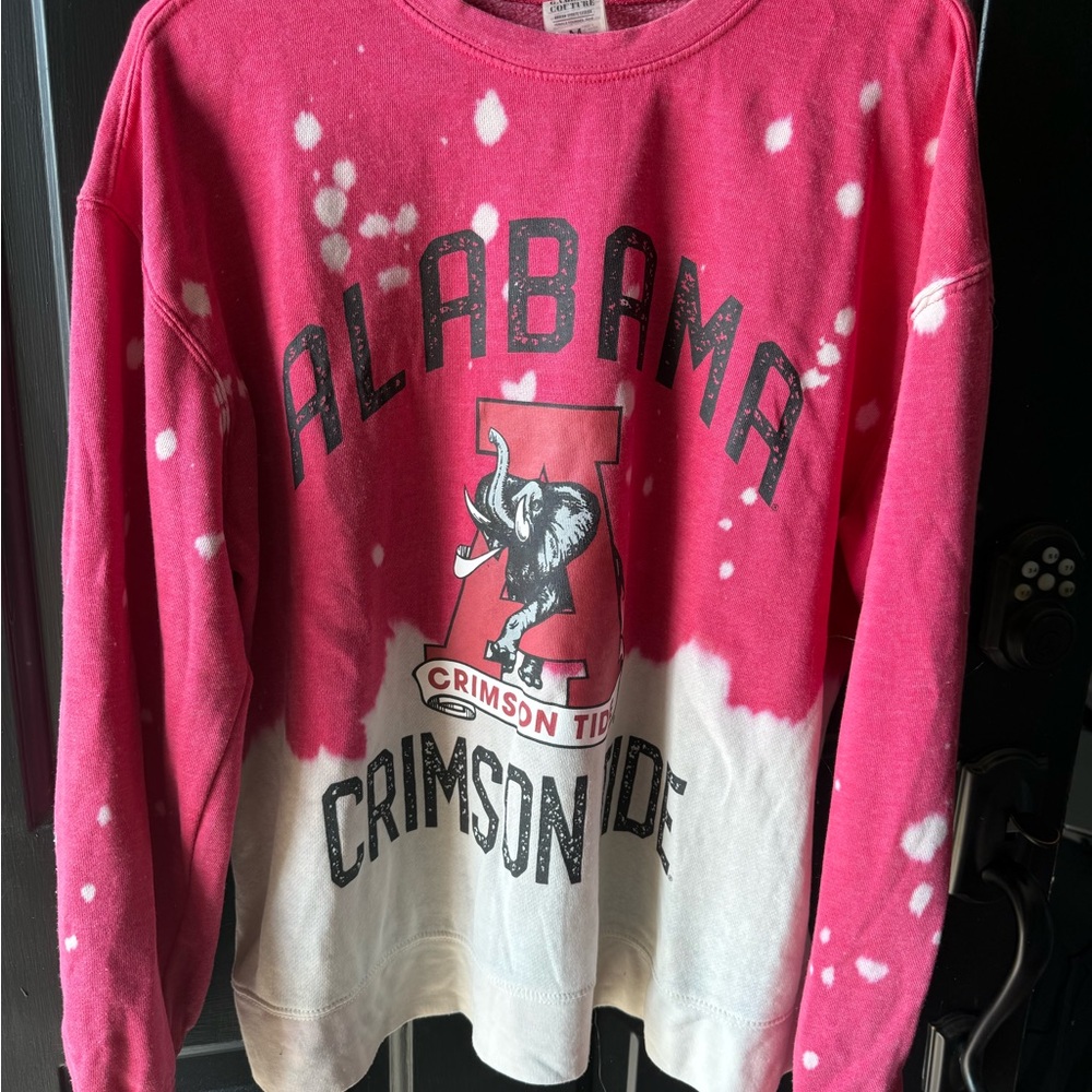 Alabama Crimson Tide Pink and White Sweatshirt